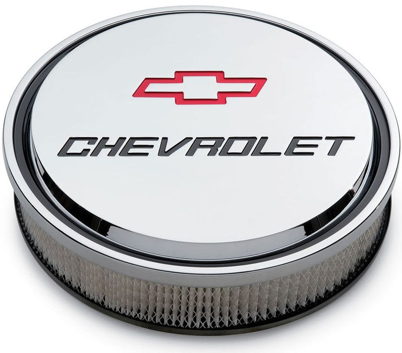 PROFORM 14" x 3" Suit 5-1/8" Neck Carburettors Chevrolet Chrome Slant Edge Air Cleaner Assembly PR141-835 Autofit