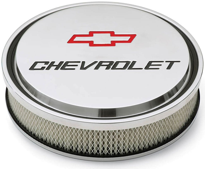 PROFORM 14" x 3" Suit 5-1/8" Neck Carburettors Chevrolet Polished Slant Edge Air Cleaner Assembly PR141-833 Autofit