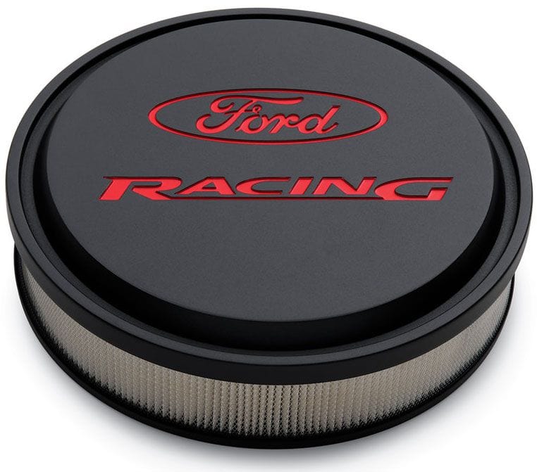 Proform 14" x 3" Suit 5-1/8" Neck Carburettors Ford Racing Black Slant Edge Air Cleaner Assembly PR302-385 Autofit