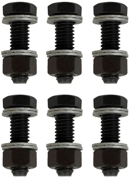 PROFORM 3/8" x 1" UHL (6-pack) Wedge-Locking Exhaust Collector Bolts PR66757 Autofit