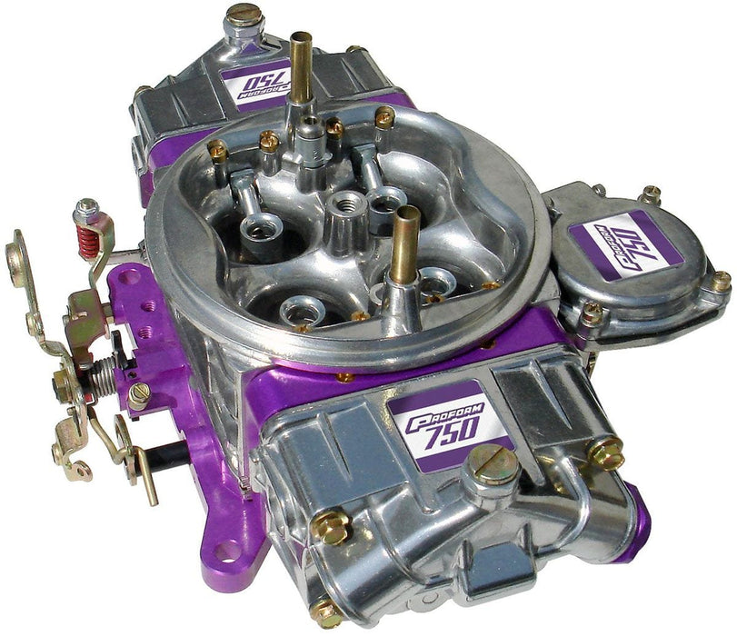 Proform Billet Base Plate & Metering Block With No Choke 750 CFM Vacuum Secondary 4-Barrel Carburettor PR67205 Autofit