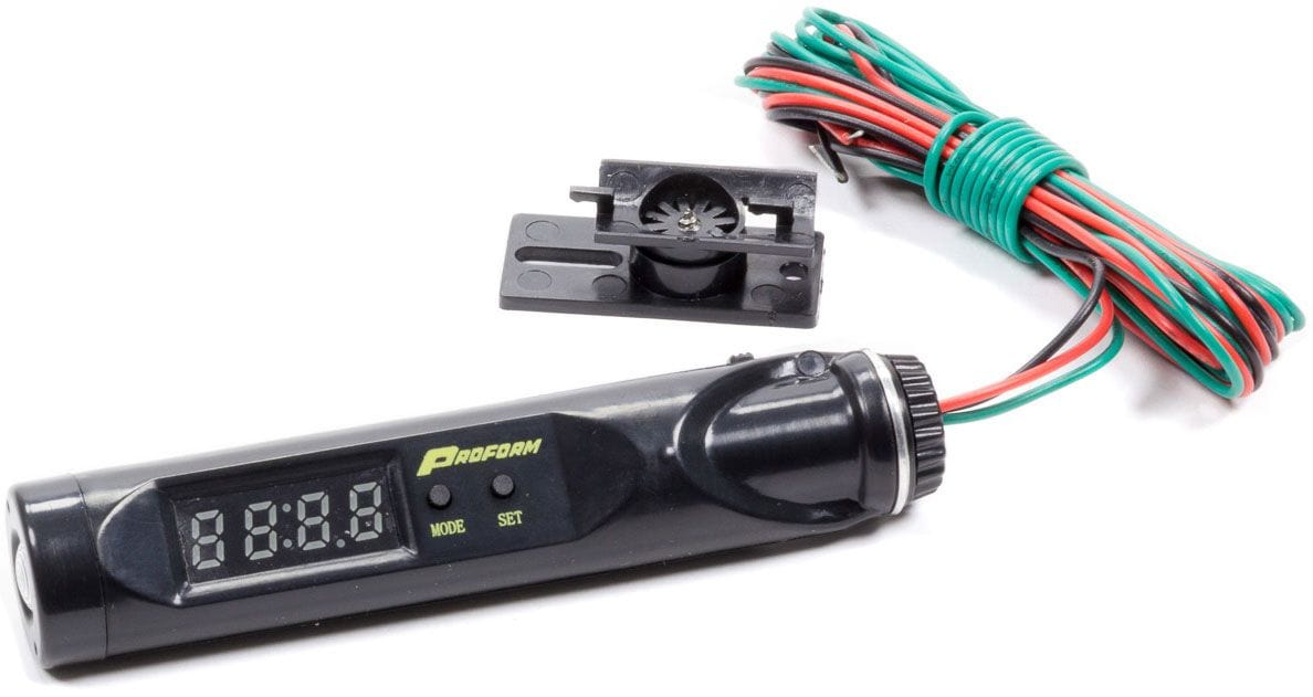 PROFORM Black, 100-12,000 RPM Digital Mini Shift Light PR67007C Autofit