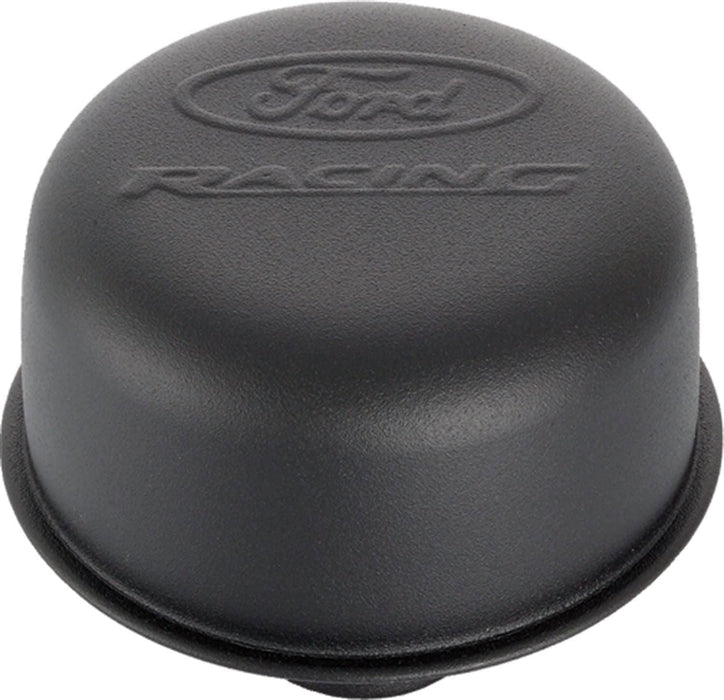 Proform Black Crinkle 3" Diameter with Ford Racing Logo (Use PR141-615 Gromme Valve Cover Breather Push-In Style PR302-216 Autofit