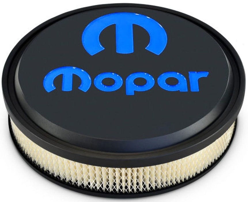 PROFORM Black Crinkle Finish with Blue Emblem Slant Edge MOPAR Air Filter Assembly PR440-834 Autofit