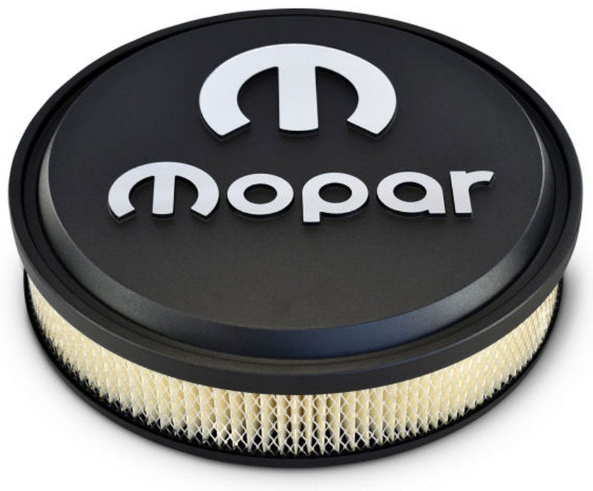 PROFORM Black Crinkle Finish with Raised Emblem Slant Edge MOPAR Air Filter Assembly PR440-830 Autofit