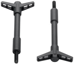 PROFORM Black Suit SB Ford With Ford Oval Logo, 1/4" Stud (4 Per Pkg) Valve Cover Wing Nuts PR302-326 Autofit