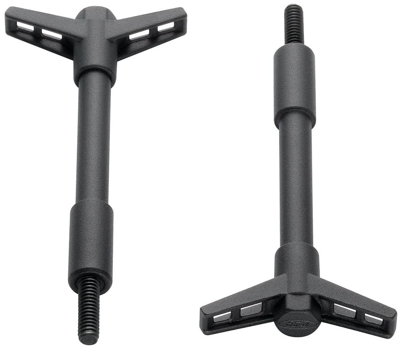 PROFORM Black Suit SB Ford With Ford Oval Logo, 1/4" Stud (4 Per Pkg) Valve Cover Wing Nuts PR302-326 Autofit