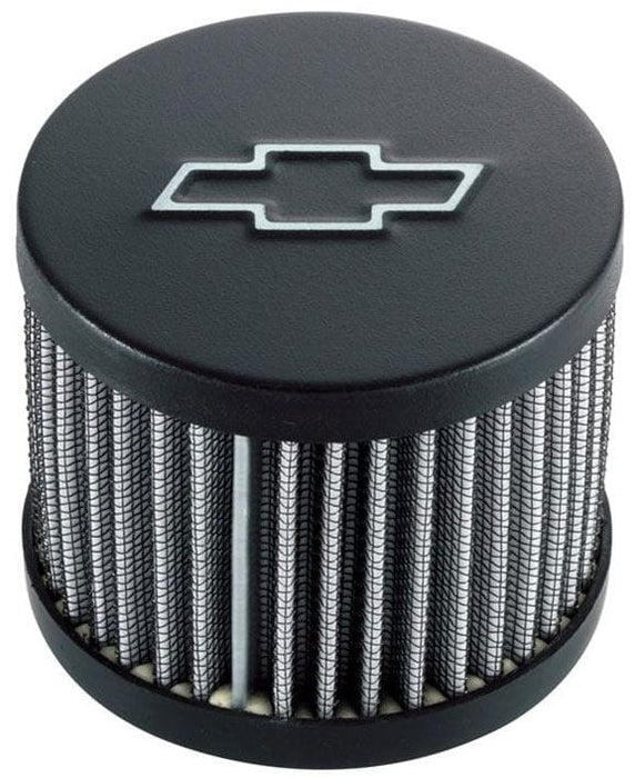 PROFORM Black With Silver Bowtie Emblem Valve Cover Push-In Breather PR141-614 Autofit