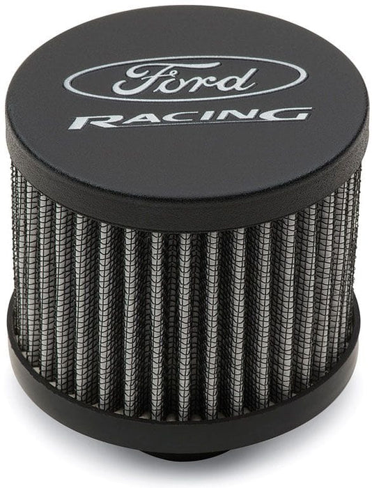 Proform Black With Silver Ford Racing Logo Valve Cover Push-In Breather PR302-234 Autofit