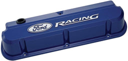 Proform Blue Suit SB Ford 289-351 Windsor With Raised Ford Racing Logo Die-Cast Aluminium Slant Edge Valve Covers PR302-136 Autofit