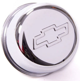 PROFORM Chrome 3" Diameter with Bowtie Emblem (Use PR141-615 Gromments) Valve Cover Breather Push-In Style PR141-616 Autofit