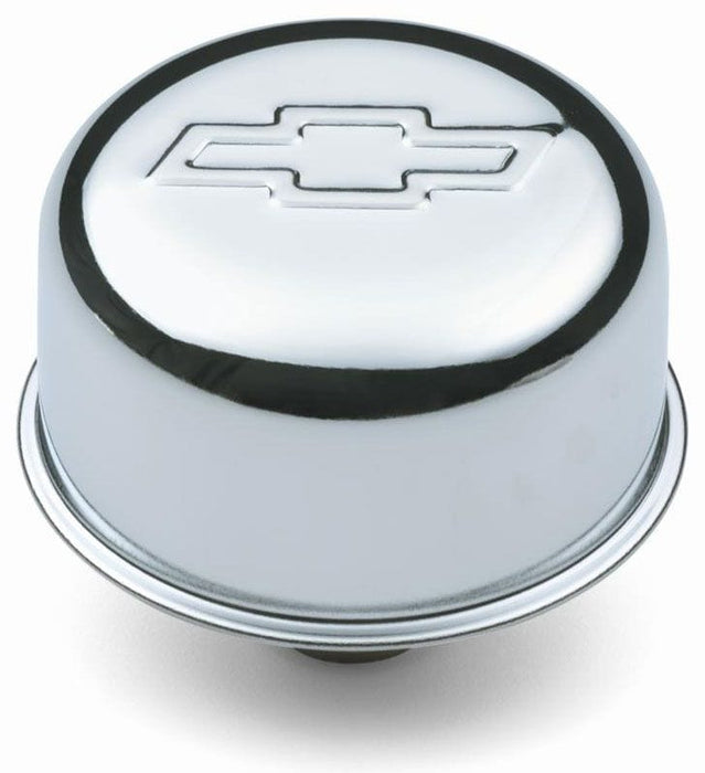 PROFORM Chrome 3" Diameter with Bowtie Emblem (Use PR141-615 Gromments) Valve Cover Breather Push-In Style PR141-616 Autofit