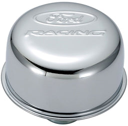 Proform Chrome 3" Diameter with Ford Racing Logo (Use PR141-615 Gromments) Valve Cover Breather Push-In Style PR302-215 Autofit