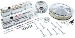 PROFORM Chrome Suit SB Chev With Chevrolet Logo & Bowtie Emblem Engine Dress-Up Kit PR141-900 Autofit