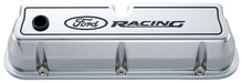 Proform Chrome Suit SB Ford 289-351 Windsor With Ford Racing Logo Die-Cast Aluminium Valve Covers PR302-002 Autofit