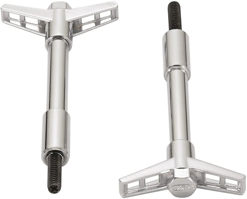 PROFORM Chrome Suit SB Ford With Ford Oval Logo, 1/4" Stud (4 Per Pkg) Valve Cover Wing Nuts PR302-325 Autofit