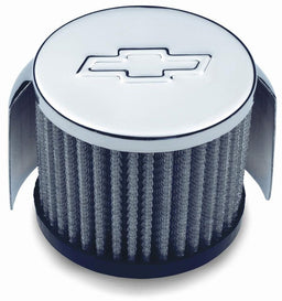 PROFORM Chrome With Bowtie Emblem & Sheild Valve Cover Push-In Breather PR141-621 Autofit