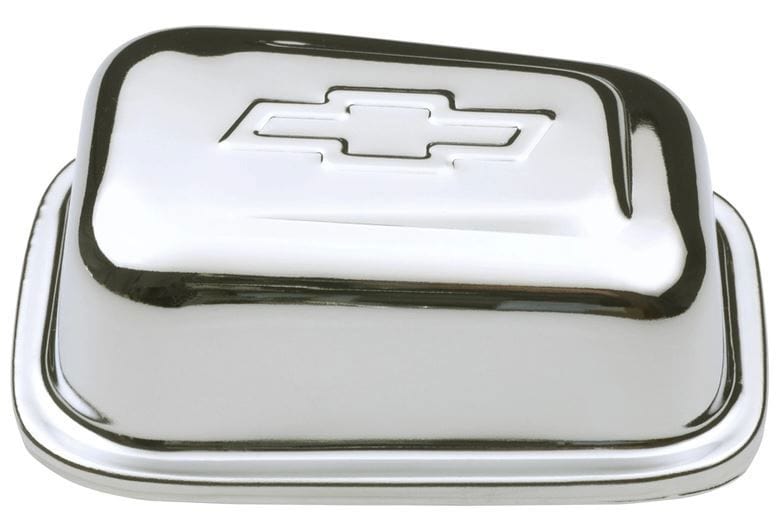 PROFORM Chrome with Bowtie Emblem (Use PR141-615 Gromments) Valve Cover Breather Rectangle Push-In Style PR141-619 Autofit