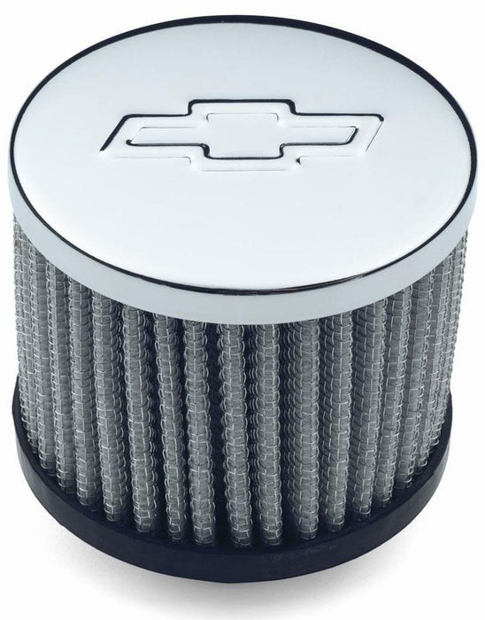 PROFORM Chrome With Bowtie Emblem Valve Cover Push-In Breather PR141-622 Autofit