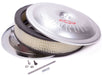 PROFORM Metalic Grey 14" x 3" With Recessed Base, Chevrolet Logo & Bowtie Emb Aluminium Air Cleaner Assembly PR141-693 Autofit