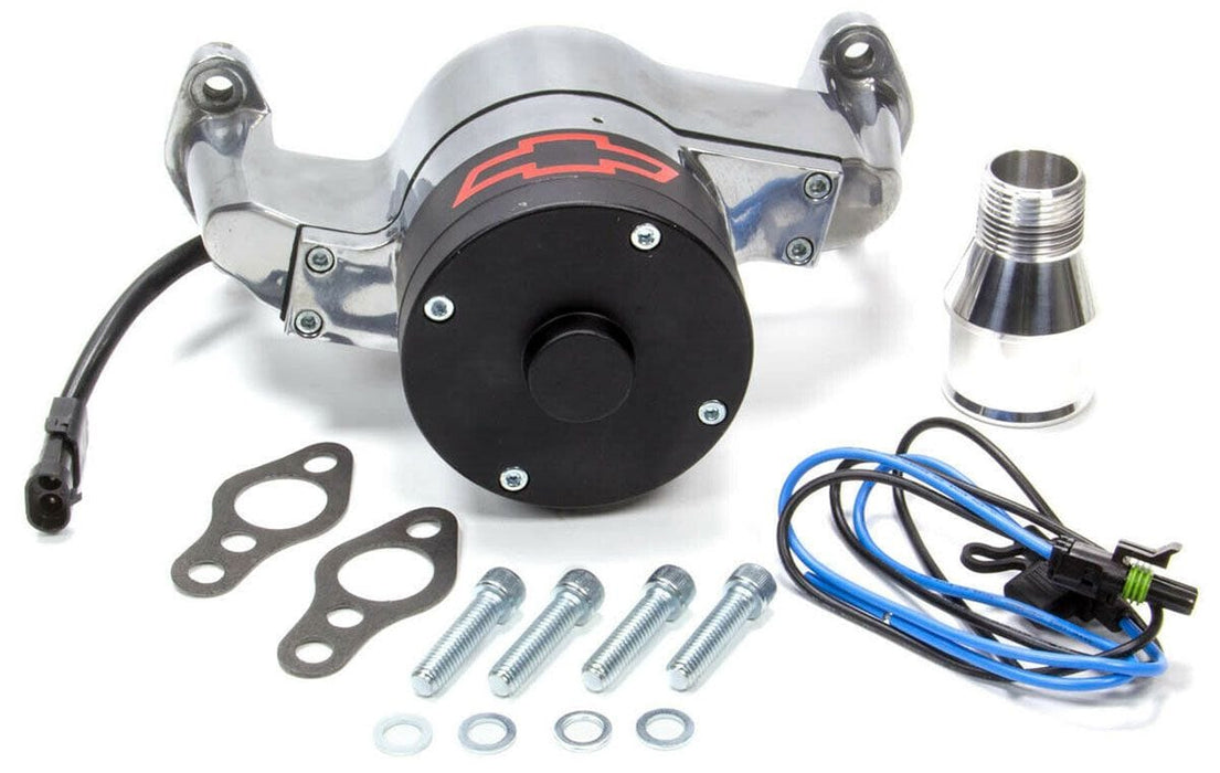PROFORM Polished Suit SB Chev With Bowtie Emblem Billet Electric Water Pump PR141-654 Autofit
