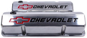 PROFORM Polished Suit SB Chev With Recessed Chevrolet Logo & Bowtie Emblem Die-Cast Aluminium Slant Edge Valve Covers PR141-927 Autofit