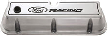 Proform Polished Suit SB Ford 289-351 Windsor With Ford Racing Logo Die-Cast Aluminium Valve Covers PR302-001 Autofit