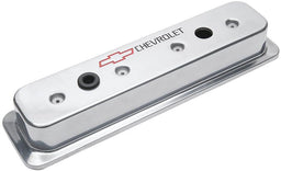 PROFORM Small Block Chev 1987-Later Die Cast Valve Covers with Chevrolet Logo (Centre Hold-Down) Chrome PR141-130 Autofit