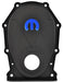 PROFORM Suit BB Chrysler 383-340 With Mopar "M" Logo Stamp Steel Timing Cover - Black Crinkle PR440-219 Autofit
