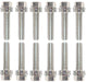 PROFORM Suit GM LS Series, M8 x .948" UHL (12-Pack) Wedge-Locking Header Bolts - Nickle Finish PR66754 Autofit