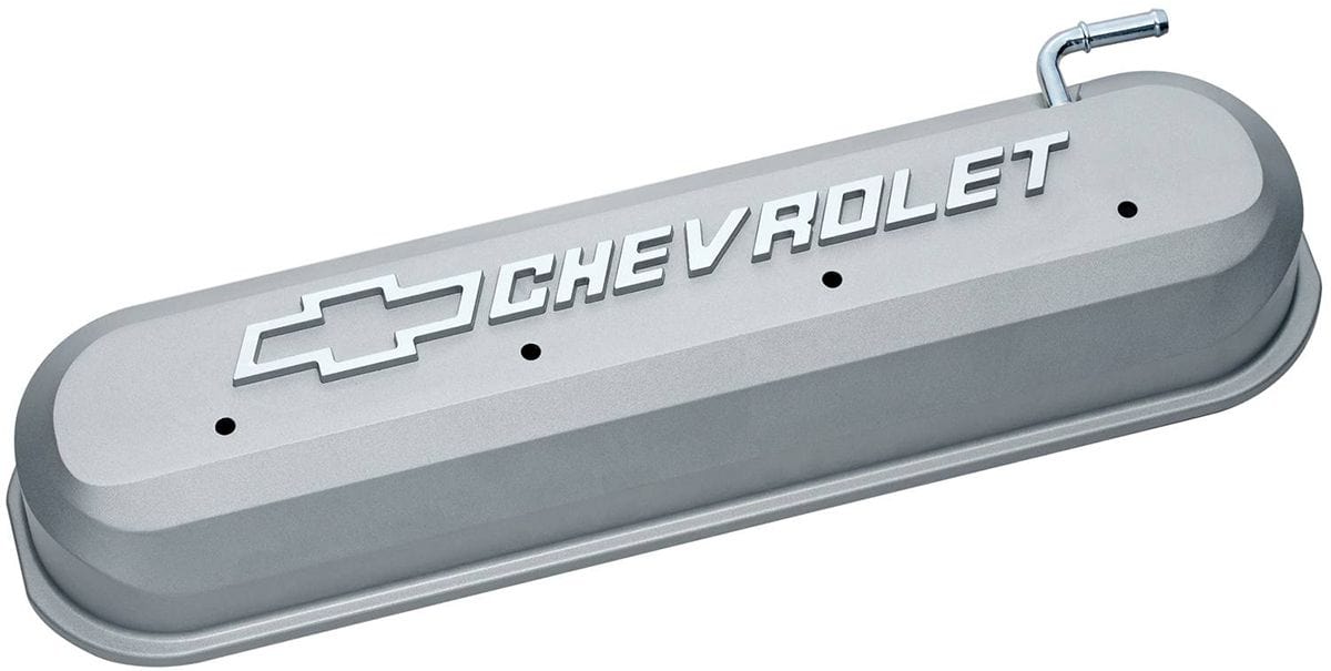 PROFORM Suit LS Series Engines, Cast Gray Cast Aluminium Valve Covers With Raised Chevrolet Logo PR141-263 Autofit