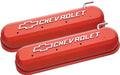 PROFORM Suit LS Series Engines, Chevy Orange Cast Aluminium Valve Covers With Raised Chevrolet Logo PR141-261 Autofit