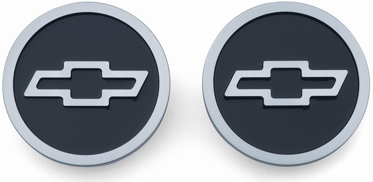 PROFORM Suit SB Chev, Black With Silver Raised Bowtie Emblem Welsh Plug/Freeze Plung Inserts PR141-232 Autofit