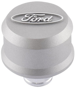 PROFORM With Raised Ford Oval Emblem, Suit 1.22" Hole Slant Edge Aluminium Valve Cover Breather Push-In Style - Grey PR302-437 Autofit