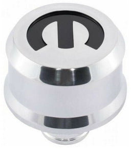 PROFORM With Recessed Black Mopar Emblem, Suit 1.22" Hole Slant Edge Aluminium Valve Cover Breather Push-In Style - Polished PR440-441 Autofit
