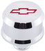 PROFORM With Recessed Red Chev Bowtie Emblem, Suit 1.22" Hole Slant Edge Aluminium Valve Cover Breather Push-In Style - Chrome PR141-853 Autofit