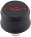 Proform With Recessed Red Ford Oval Emblem, Suit 1.22" Hole Slant Edge Aluminium Valve Cover Breather Push-In Style - Black Crinkle PR302-44 Autofit