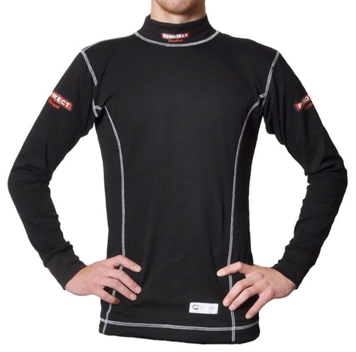 PYROTECT Black, SFI Approved Inner Wear Turtle Neck Top (X-Small) PY4800099 Autofit
