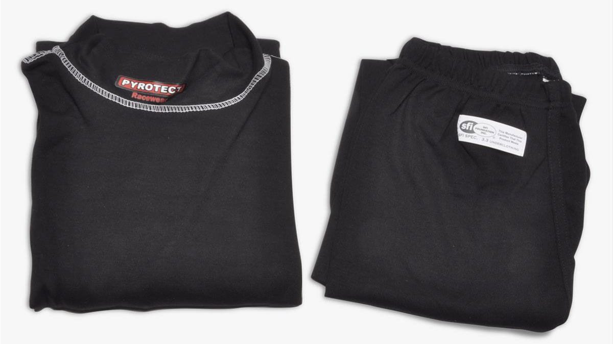 Pyrotect Safety Equipment Black, SFI Approved Inner Wear Bottom (Medium) PY4810200 Autofit