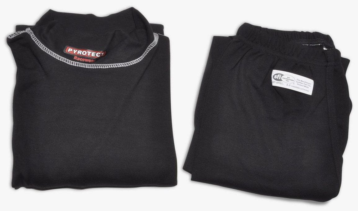 Pyrotect Safety Equipment Black, SFI Approved Inner Wear Turtle Neck Top (Large) PY4800400 Autofit