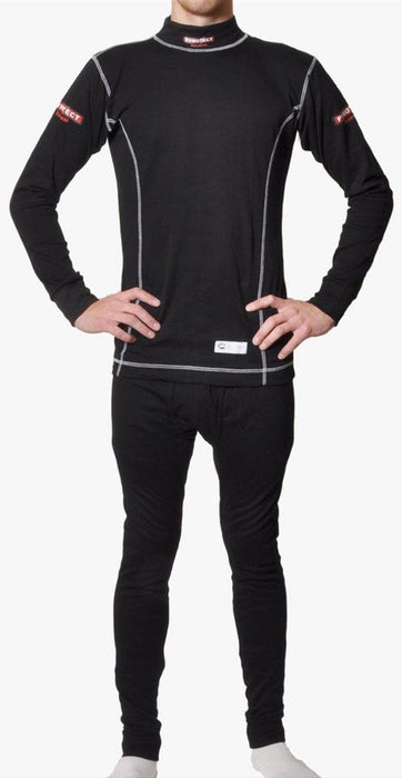 Pyrotect Safety Equipment Black, SFI Approved Inner Wear Turtle Neck Top (Large) PY4800400 Autofit