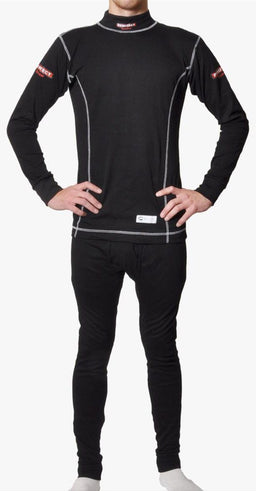 Pyrotect Safety Equipment Black, SFI Approved Inner Wear Turtle Neck Top (Medium) PY4800200 Autofit