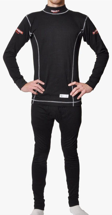 Pyrotect Safety Equipment Black, SFI Approved Inner Wear Turtle Neck Top (Medium) PY4800200 Autofit