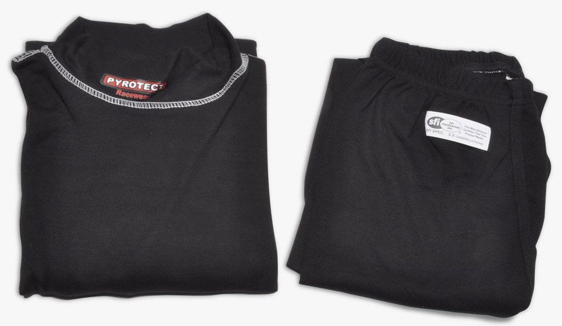 Pyrotect Safety Equipment Black, SFI Approved Inner Wear Turtle Neck Top (X-Large) PY4800500 Autofit