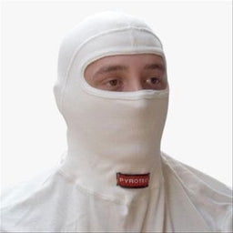 Pyrotect Safety Equipment One Size Fits All. SFI Approved Single Layer Head Sock with Single Eye Port (White) PY432000100 Autofit