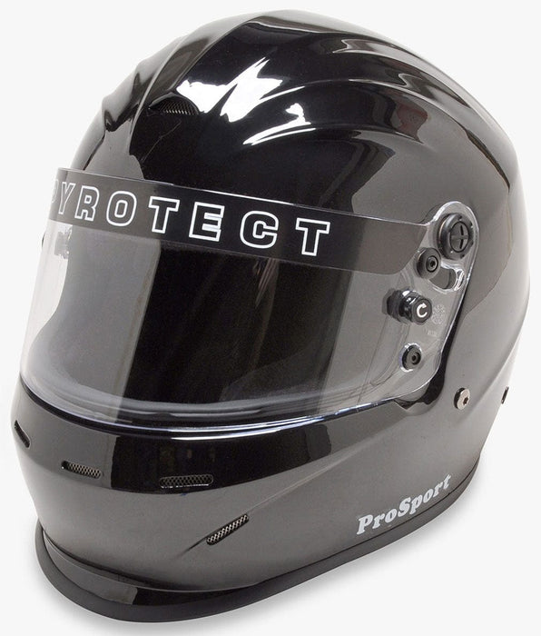 Pyrotect Safety Equipment SA2020 Rated ProSport Helmet with Duckbill, Gloss Black, X-Small PYHB801120 Autofit