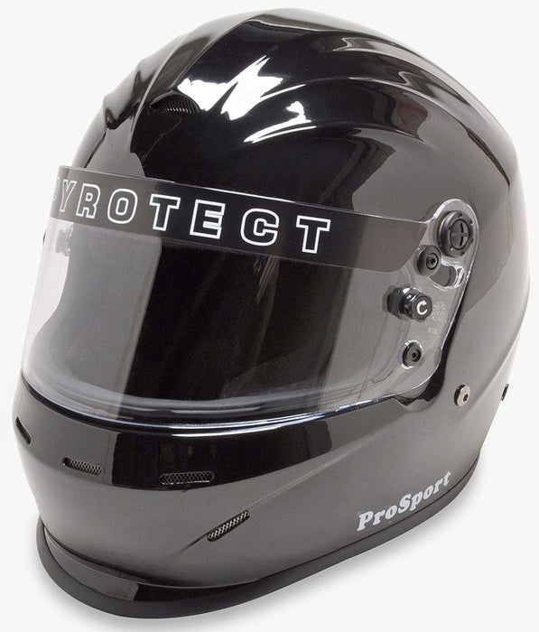 Pyrotect Safety Equipment SA2020 Rated ProSport Helmet with Duckbill, Gloss Black, XX-Small PYHB801020 Autofit