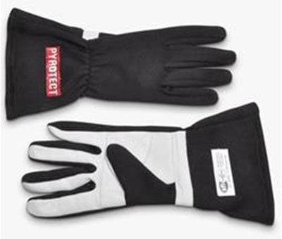 Pyrotect Safety Equipment SFI 3.3/5 Two Layer Nomex Two Layer Black Racing Gloves (Large) PYG2410000 Autofit
