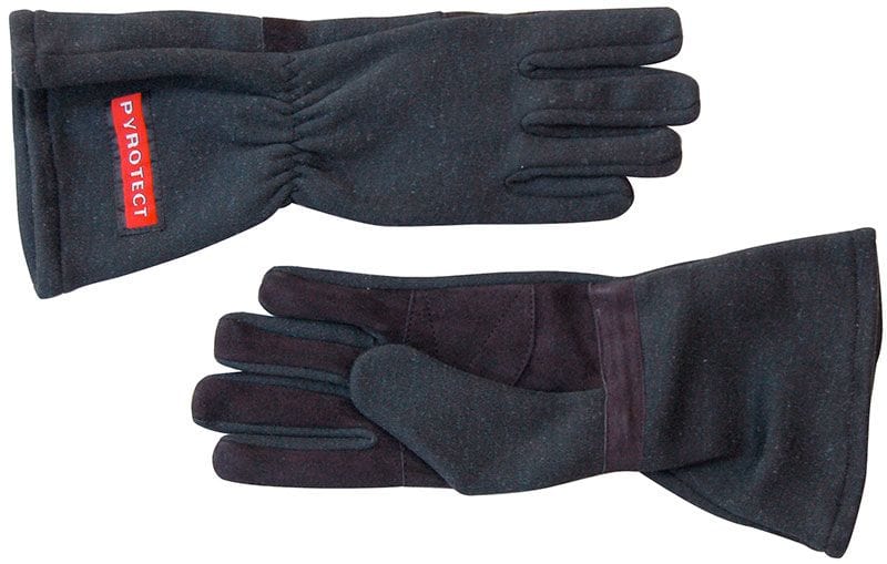 Pyrotect Safety Equipment SFI 3.3/5 Two Layer Nomex Two Layer Black Racing Gloves (X-Small) PYG2010000 Autofit