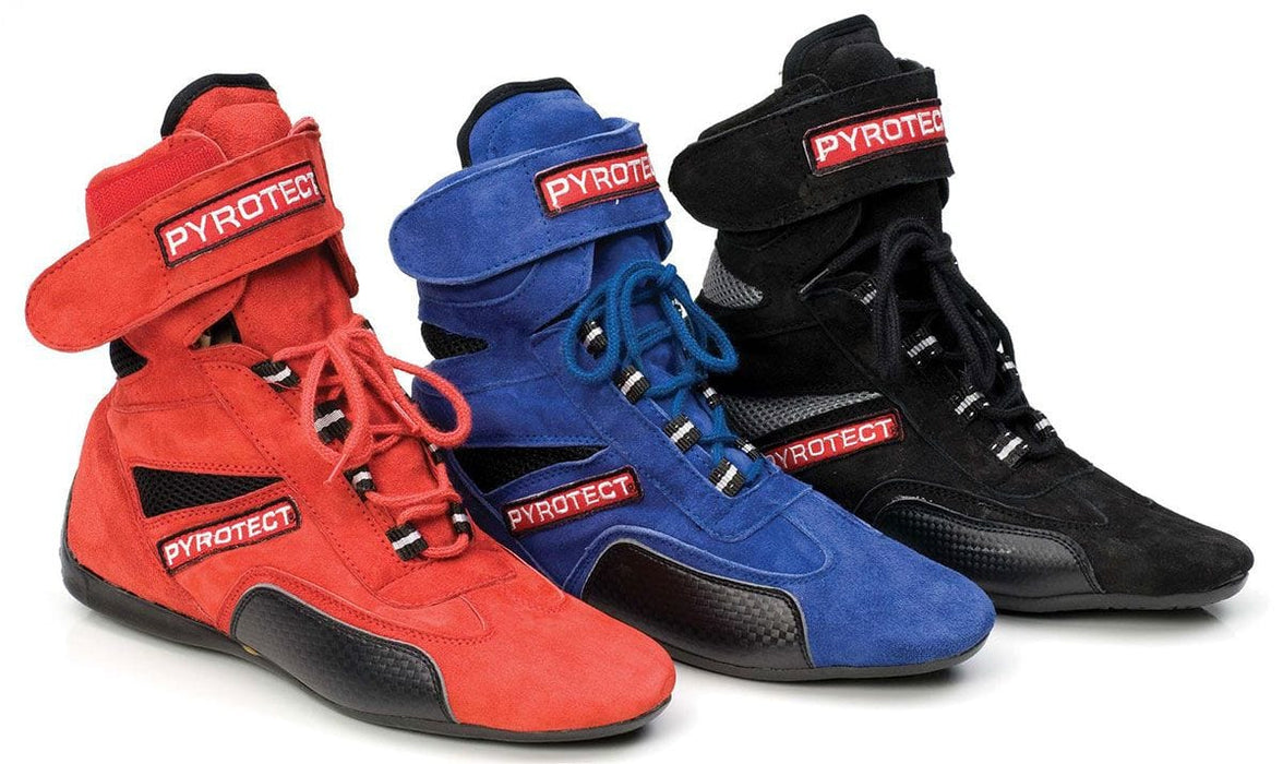 Pyrotect Safety Equipment SFI-5 Rated Ankle Top Black Racing Shoes Size 10 PYX48100 Autofit
